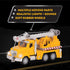 7-Inch 3+ Driven by Battat Crane Truck Toy with Lights & Sounds, Movable Parts, Construction Vehicle for Boys & Girls