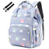 Yusudan Elephant Diaper Bag Backpack for Baby Girls, Mom Waterproof Large Nappy Bags