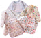 Sleeved Bib, 5 Pack, Waterproof Shirt Bibs for Baby 3-24 Months