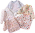 Sleeved Bib, 5 Pack, Waterproof Shirt Bibs for Baby 3-24 Months