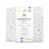 (Set HonestBaby Organic Cotton Changing Pad Covers of Two), Love Dot, One Size