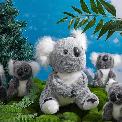 5 11.8 Inches 5.5 Inches Meooeck Pcs Koala Bear Stuffed Plush Animal Mum Koala Plush Toy Doll Toy Gift for Birthday