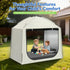 Home(52.4 Inch) Inflatable Toddler Travel Bed with Tent Portable Toddler Bed with Hand Pump-Toddler Blow Up Mattress
