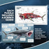 100-Piece 4-8, 3-5, 8-10 Shark Animal Anatomy Floor Puzzle | Double Sided Jigsaw Puzzle | Large Floor Puzzles for Kids
