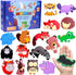 Fridge Magnets for Kids - 16 Cute Cartoon Farm Animal Magnets - Safe Toddler Refrigerator Magnets for Ages 1-3