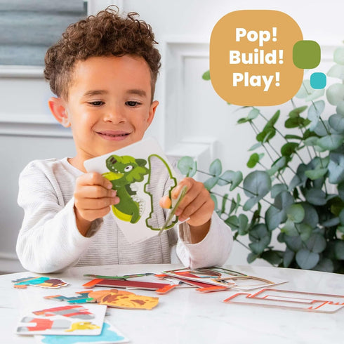 Buildable Dragon Trainer 3D Toy, Educational Play for Kids, Toys for Boys & Girls Ages 3 and Up