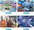 4 in 1 Increasing Difficulty Kids Puzzle, Ages 3-8, 24-60 Piece Educational Puzzles for Boys and Girls