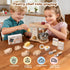 Toywoo Sets Set 3+ Wooden Toy Mixer for Kids Play Kitchen Accessories Wooden Play Food with Whisk,Traditional