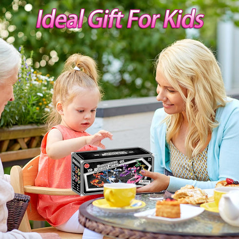 Pink Remote Control Car Toys for Girls 3-12, 2.4Ghz Transformation Robot RC Cars with One-Button Deformation & Drifting