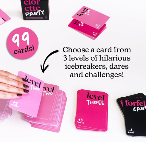 Bachelorette Party Game - 99 Diverse Questions for Bridal Party Fun, Adult Party Games for Grown Ups