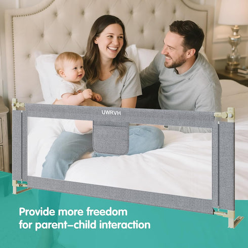 UWRVH 1 59Inch) Bed Rails for ToddlersToddler Bed RailsBed Rail for Baby - Adjustable Height Bed Guard with Child