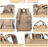 Xocvji Backpack Backpack Diaper Bag with Portable Changing Pad, Large Wide-Open Baby Diaper Bag with Insulated Pockets