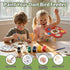 12 Pack 3-5 4-8 8-12, Bird Feeder Craft Kits for Kids Ages DIY Unfinished Wooden Art Painting Kits, Outdoor Bulk Toys