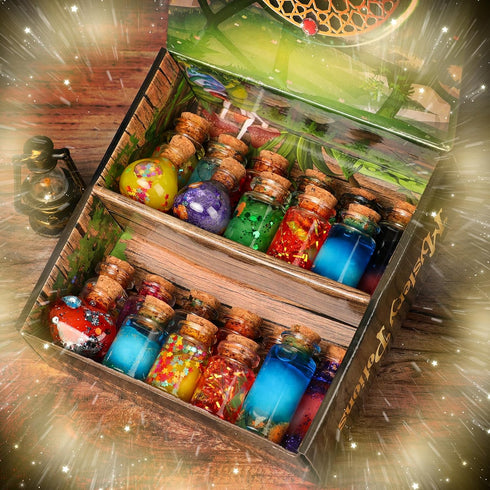 20 6 7 8 9 10+ UOMTFAI Mystery Potion Craft Kit for Kids, Mix Magic Wizard Potion, Creative Christmas Decorations