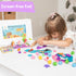 Creative Mind Mermaid Sensory Kit - 3 Jars Non-Toxic Play Dough & Reusable Sensory Bins with Sea Animals for Toddlers