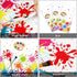 gisgfim 6 Pcs Art Paint Tablecloth, Party Supplies for Art Theme Birthday Decorations for Kids