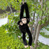 Hideekoog 2pcs Chimpanzee Hanging Stuffed Animal Mother with Baby Hangs Plush Toys, Hooks and Stuffed Animals