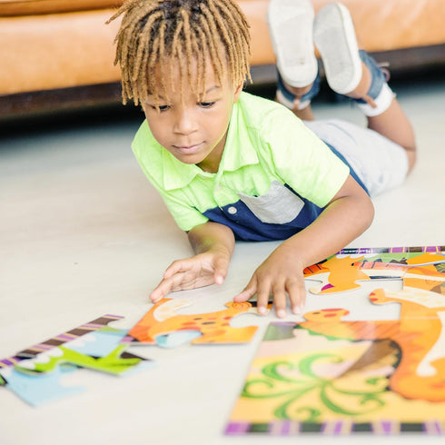 Melissa & Doug Dinosaur Dawn Jumbo Jigsaw Floor Puzzle (24 pcs, 2 x 3 feet)