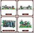 Mini Chinese Architecture of Suzhou Garden - Cherry Blossom Tree Building Blocks Set for Adults, 3888 Pcs