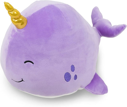 Ultra Soft Plush Narwhal Stuffed Animal, Cute Toy for Kids