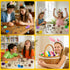 HINWOLN 24pcs Easter Egg Fillers with Brain Teaser Puzzles Toys - Easter Basket Stuffers for Teens, Egg Fillers