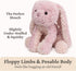 Cozys 0 10" GUND Collection Bunny Stuffed Animal, Spring Decor, Plush Bunny for Ages and Up, Pink