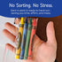 250 Sets 4-Packs (1000 CrayonKing of Bulk Crayons) Non-Toxic, Individually Wrapped, Perfect for Parties, Restaurants