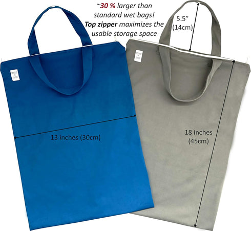 MOM & BAB Wet Bags for Baby | Travel | Cloth Diapers | Swimsuits and Towel | Wet Dry Bag for Breast Pump Parts, Gym