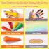 1-3, 18 1-4 Jumbo Crayons for Toddlers Colors Easy-Grip & Unbreakable - Washable, Non-Toxic, Anti-Roll Art Supplies