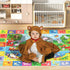 Safe(60"x80") Baby Play Mat for Floor, Non-Slip Playmat for Toddlers & Infants, Extra Thick Large Padded Educational