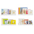 17 Inch Set 4 Wallniture Denver Wall Mounted Floating Shelves for Nursery Decor - Kids Room Bookshelf Display - Picture