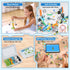 370+ 100+ 6+, makerzoid Building Robot Kit, Educational DIY Building Blocks, Models STEM Robot Toy for Kids Ages