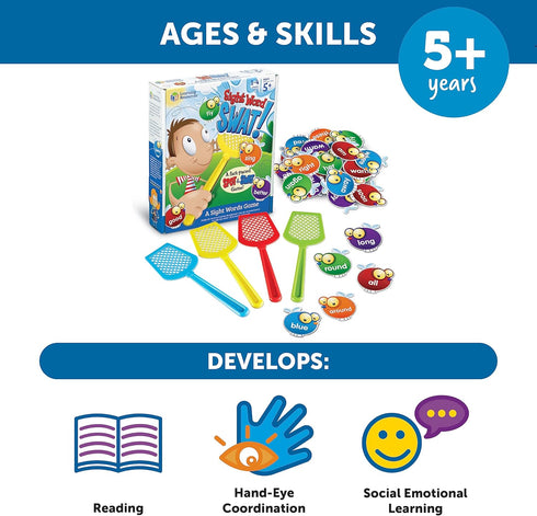 Learning Resources LER8598 Sight Words Swat! A Sight Words Game