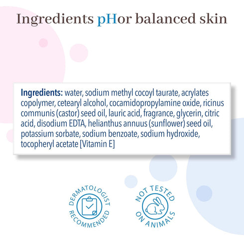 Phisoderm 8 Oz (3 8 oz) Baby & Newborn Cream Wash, pH Balanced, Lavender Scent, Gentle & Moisturizing with Vitamin E