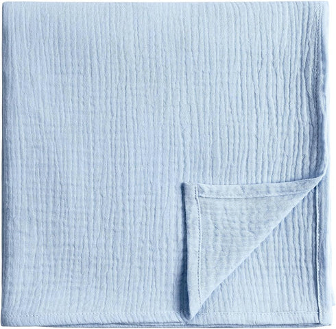 Meracorallo Muslin Swaddle Blanket, 100% Cotton Receiving Blanket Soft and Breathable Swaddle