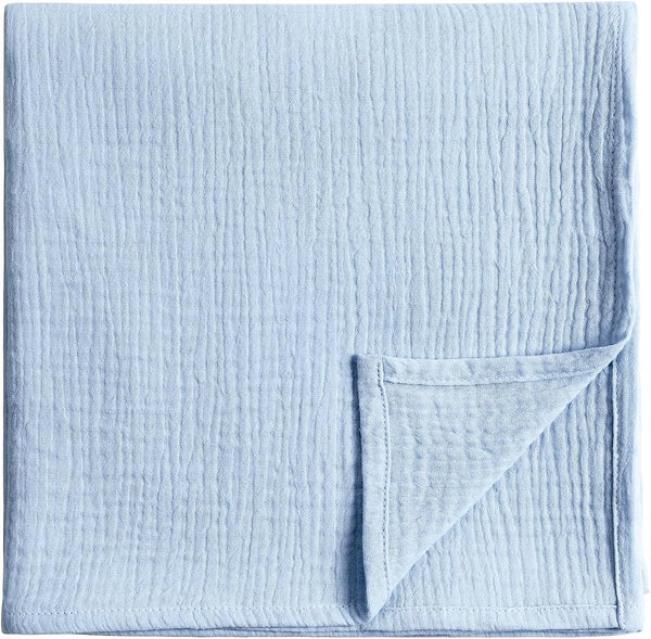 Meracorallo Muslin Swaddle Blanket, 100% Cotton Receiving Blanket Soft and Breathable Swaddle