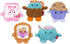 4.5-inch BreakfastBumz Plush 5-Pack - Collectible Stuffed Toys: Blueberry Muffin, Coffee, Toast, Cereal, Strawberry