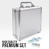 Set 2 8 8 99 Front Porch Classics, Mexican Train Domino On-The-Go Aluminum Carrying Case, to Players Ages