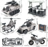 US Army Men Action Figures with Military Vehicles Playset, Toy Soldiers with Trucks, Helicopter for Kids