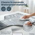 TotEasy Portable Changing Pad - Changing Pad Travel Extra Long Waterproof with Storage and Wipes Pocket - Foldable Baby