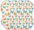 decor gift 4 Pack 22x11in Cotton Burp Cloths Large Soft Touch Trendy Blue Orange Rose Flower Butterfly Burp rag