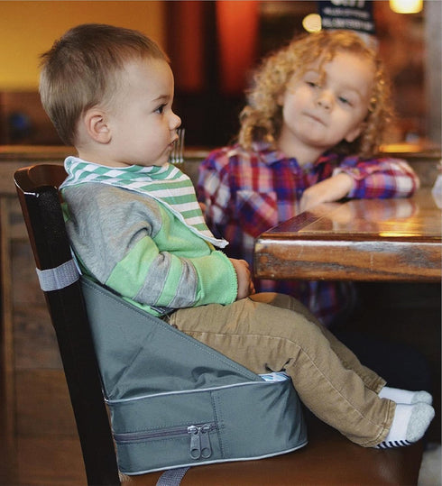 35 9+ Nuby Easy Go Booster Seat - Travel Booster Seat for Babies and Toddlers - Holds Up to Pounds - Months - Blue