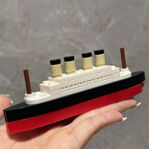 PYPIBAWLY 56PCS Set, MOC Titanic Toys Titanic Sink and Break in Half Toy Building Blocks, Titanic Model Ship Kit, Boat