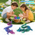 HEZUJ 3D Printed Dragon Dinosaur Egg,Articulated Crystal Dragon Fidget Toys,Prefilled Easter Basket Stuffers Eggs