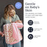Tummy 30" 40", Itzy Ritzy Baby Blanket Soft Cotton Muslin Multi-Use Blanket - Can Be Used as a Time Mat, Nursing Cover