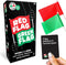 Fun Red Flag Green Flag Party Game - Judge Friends' Dating Decisions - 230 Diverse Questions for Adults