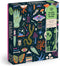 Galison Occult and Curious – 1000 Piece Glow in The Dark Jigsaw Puzzle of Creepy and Spooky Objects