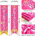 Sumind Princess Birthday Pink Decorations, Royal Door Banner Photo Backdrop for Girl Women Theme Party Baby Shower