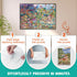 8 1000-Piece Nariolar Ultra-Adhesion Transparent Puzzle Glue Sheets, Puzzle Saver Sheets for Preserving Up to Jigsaws