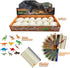 12Pcs 6-12 Dino Eggs Dig Kit Dinosaur Excavation Bricks Toys Archaeology Science STEM Experiments Toy Egg Hunt Party